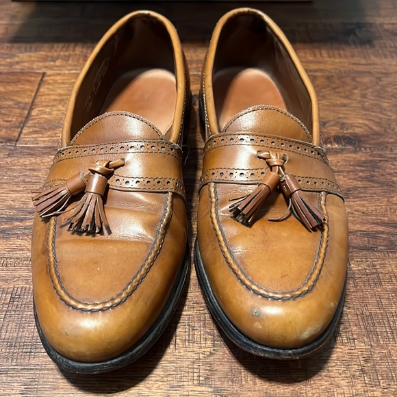 Allen Edmonds Cognac Tassel Loafers - Picture 2 of 9